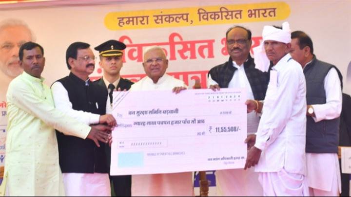 सभी पात्र हितग्राहियों को योजनाओं का लाभ मिल रहा है - राज्यपाल श्री पटेल